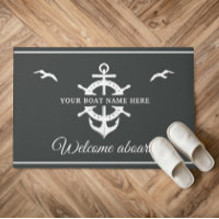 Nautischer Grau des Ankerpunkts des Schiffes mit e