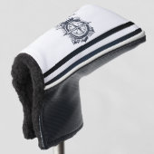 Nautischer Hut, Anker, Radmarineblau gestreift Golf Headcover (3/4 Vorderseite)