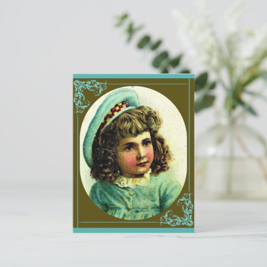 Nautischer Hut Postkarte (Stehend Vorderseite)