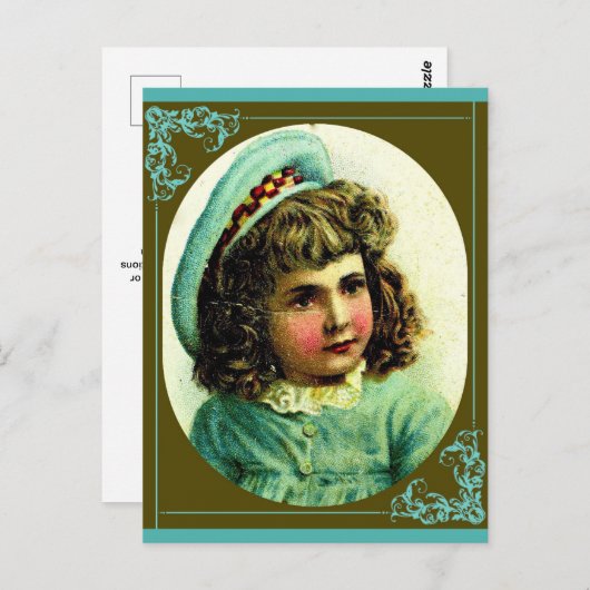 Nautischer Hut Postkarte (Vorne/Hinten)