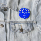nautischer individuelle Name auf blau Button (Beispiel)