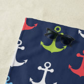 Nautischer Individuelle Name für personalisierte A Strandtuch (Beispiel)