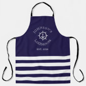 Nautischer Individuelle Name Schürze (Vorderseite)