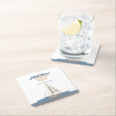 Nautischer Kindergeburtstag | Blaues und weißes Sc Untersetzer (Vor Ort)