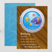 Nautischer Kindergeburtstag Einladung (Vorne/Hinten)