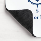 Nautischer Kompass Ankerplatz Ihres Bootes oder Na Mousepad (Ecke)