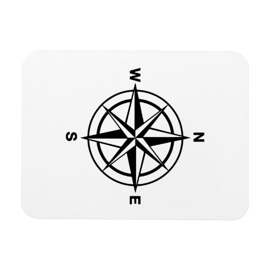 Nautischer Kompass Magnet (Horizontal)