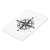 Nautischer Kompass Magnet (Linke Seite)