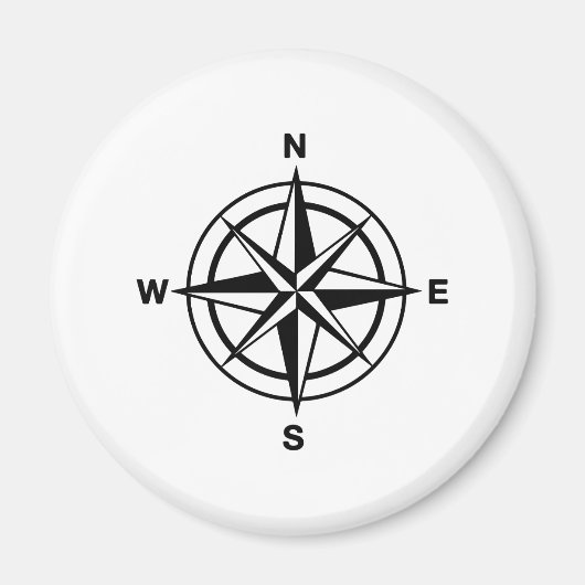 Nautischer Kompass Magnet (Vorne)