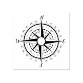 Nautischer Kompass, Schiffskompass, Seamanenkompas Gummistempel (Prägung)