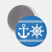 Nautischer Magnet (Vorderseite/Rückseite)