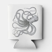 Nautischer Oktopus kraken Vintager Steampunk antik Dosenkühler (Rückseite)