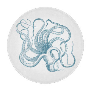 Nautischer Oktopus Schneidebrett