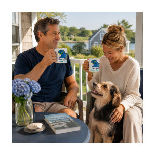 Nautischer Schnorchel-Taugender Hund Kaffeetasse