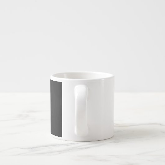 Nautischer Schwarz-Weiß-Anker {hole deine Farbe} Espressotasse (Rückseite)