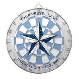 Nautischer Star Personalisiert Dartscheibe