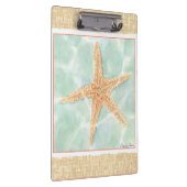 Nautischer Starfish im Wasser Klemmbrett (Rechts)