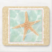 Nautischer Starfish im Wasser Mousepad (Vorne)