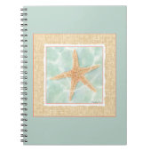 Nautischer Starfish im Wasser Notizblock (Vorderseite)