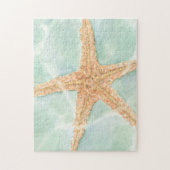 Nautischer Starfish im Wasser Puzzle (Vertikal)