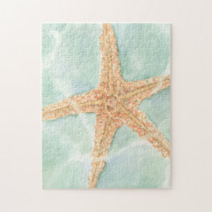 Nautischer Starfish im Wasser Puzzle