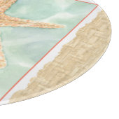 Nautischer Starfish im Wasser Schneidebrett (Ecke)