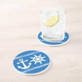 Nautischer Untersetzer (Seite)