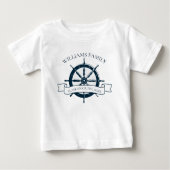 Nautischer Urlaub Niedlich Baby T-shirt (Vorderseite)