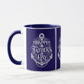 Nautischer Vatertag-Tasse Geschenk Tasse (Links)
