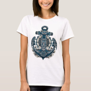 Nautisches Anker-Kunst-Grafik-T-Shirt – Vintage T-Shirt