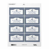 Nautisches Ankerboot Diagonal Streifen wirbeln Mod (Vorne)