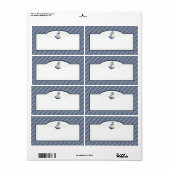 Nautisches Ankerboot Diagonal Streifen wirbeln Mod (Vorne)