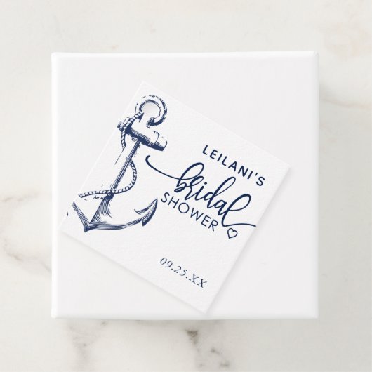Nautisches AnkerBrautparty Geschenkanhänger (Beispiel)