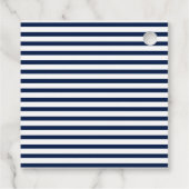 Nautisches AnkerBrautparty Geschenkanhänger (Rückseite)