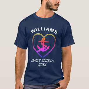 Nautisches Ankerherz T-Shirt