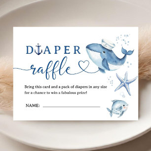 Nautisches Babyshower für Jungen Segler Blau-Winde Begleitkarte