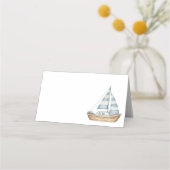 Nautisches Babyshower Platzkarte (Vorderseite)
