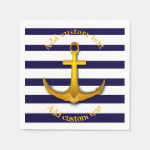 Nautisches benutzerdefiniertes Party Serviette (Vorderseite)