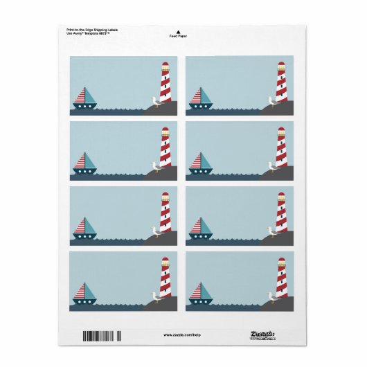 Nautisches Blindetikett (Vorne)