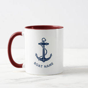 Nautisches Bootsanker-Familien-Strandhaus-Zum-Arti Tasse