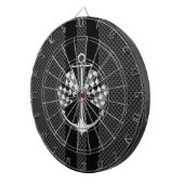 Nautisches Bootsrennen im Stil von Kohlenstofffase Dartscheibe (Vorderseite rechts)