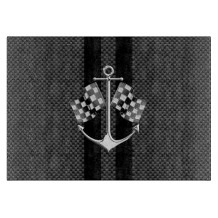 Nautisches Bootsrennen im Stil von Kohlenstofffase Schneidebrett