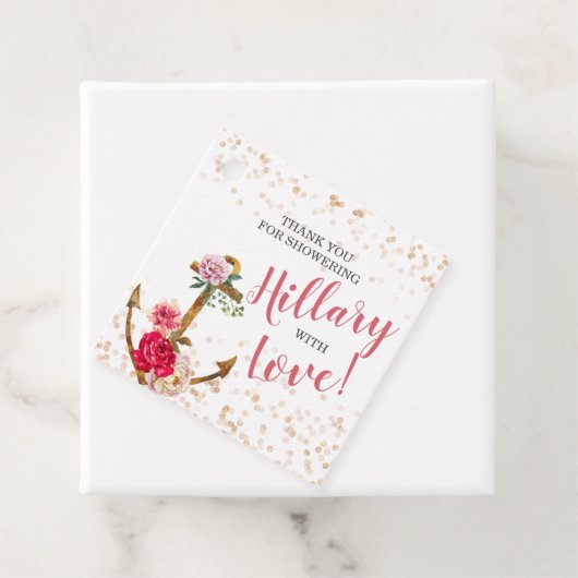 Nautisches Brautparty | Anchor Shower|favorisierte Geschenkanhänger (Beispiel)