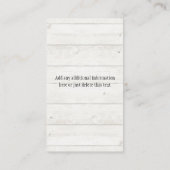 Nautisches Brautparty Begleitkarte (Rückseite)