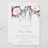 Nautisches Brautparty Einladung (Vorderseite)