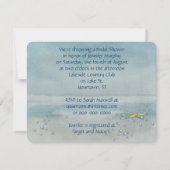 Nautisches Brautparty Einladung (Rückseite)