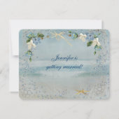 Nautisches Brautparty Einladung (Vorderseite)