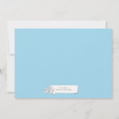 Nautisches Brautparty Einladung (Rückseite)