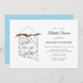 Nautisches Brautparty Einladung (Vorne/Hinten)