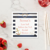 Nautisches Brautparty Serviette (Beispiel)